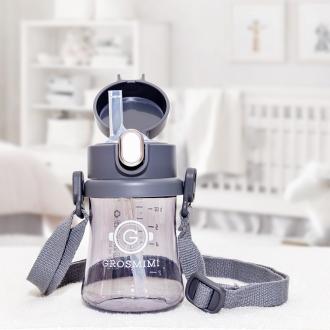 Vòng cổ,dây đeo Bình uống nước Grosmimi màu Charcoal