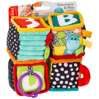 Đồ Chơi Hình Khối Khám Phá Bằng Vải INFANTINO – Discover & Play Soft Blocks