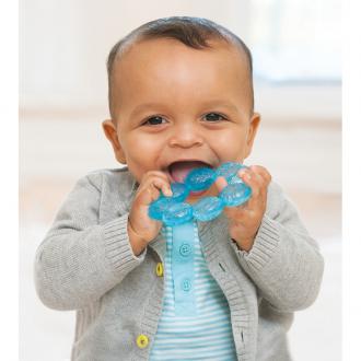 Gặm Nướu Nước Cho Bé Infantino - WATER TEETHER- Mọi Bé Yêu Đều Thích màu xanh