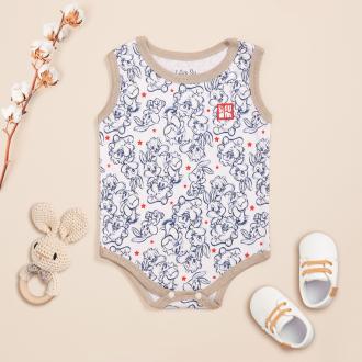 Bộ body chip 3 lỗ, SU-014, 9-12m, Thỏ xanh