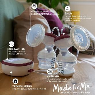 Máy hút sữa điện đôi Tommee Tippee - Made for Me